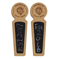 Poignées de robinet de bière en bois de tableau noir créatif en gros 1 pièce accessoires de barre marron garde-main en bois Ar15