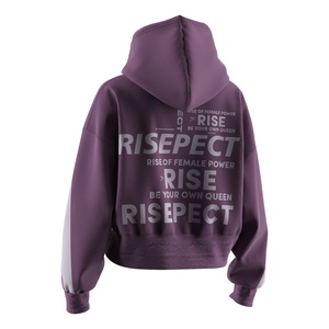 Conjuntos de sudaderas cortas para mujer, estilo Y2K, crean un look de piernas largas y altas, tela transpirable, ligera pero cálida - Product Image 2