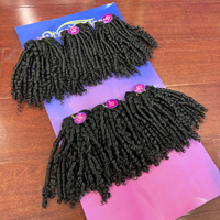 OrientFashion Extensions de Cheveux Synthétiques de Haute Qualité, Mélange de Cheveux Bouclés Pixie, Jerry Curly, Boucles Rebondissantes, Solution en 1 Paquet