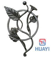 Venta al por mayor de paneles de roseta decorativos de hierro baratos, modelado 3D, marco de acero galvanizado, colores personalizados para puertas de escaleras, esgrima
