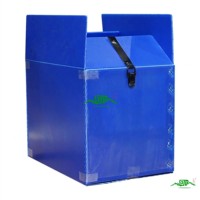 Boîtes pliables empilables personnalisées, écologiques, résistantes aux UV, en PP léger, imperméables, antistatiques, certifiées SGS, livraison rapide