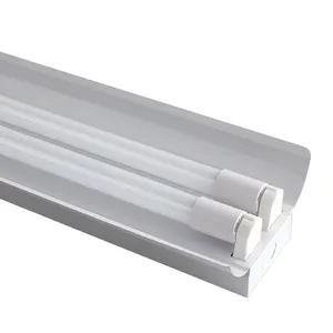 2ft 4ft 5ft 28w 36w 40w 55w 60w led luminária linear para substituir lâmpadas fluorescentes 100lm/w smd de alumínio