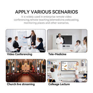 Caméra de vidéoconférence 4K Ptz NDI/USB/HDML/SDI <span class=keywords><strong>Zoom</strong></span> optique 30x avec caméra grand angle pour réunions Église Éducation <span class=keywords><strong>en</strong></span> <span class=keywords><strong>ligne</strong></span> - Product Image 3