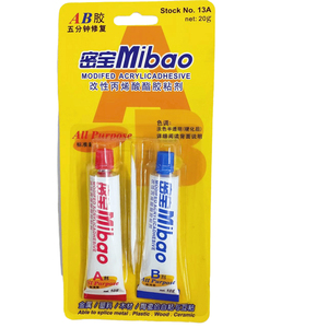 Adhesivo Epóxico MIBAO <span class=keywords><strong>Antonio</strong></span> de Acero, Secado en 4 Minutos, Tarjeta Amarilla, Pegamento Epóxico - Product Image 6