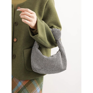 Bolso de noche con nudo de diamantes de imitación, diseño de lujo, personalizado, a la moda, para mujer. - Product Image 2