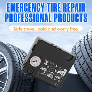Richtek 2-in-1 khẩn cấp không thấm nước lốp xe sửa chữa Kit với nhanh chóng 12V Máy nén khí & <span class=keywords><strong>Sealant</strong></span> tay công cụ sửa chữa di động công cụ - Product Image 4
