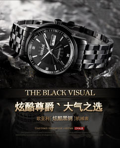 Relojes de Lujo para Hombre de 40 mm con Esfera de Cristal, Correa de Acero Inoxidable, Movimiento de Cuarzo, Reloj de Negocios de Diseño - Product Image 3