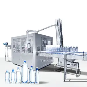 Macchina riempitrice di bottiglie d'acqua completa per imbottigliamento di bottiglie d'acqua linea di produzione di acqua minerale