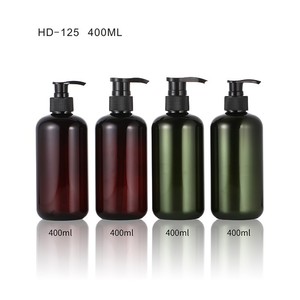 HD-125 400Ml Pet Plastic <b>Bottle</b> Lotion <b>Pump</b> Cylinder Personal Care Packaging - Product Image 1