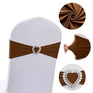 Lazos de Spandex Elásticos con Hebilla para Cubiertas de Sillas, Lazos Elásticos para Decoración de Eventos, Banquetes y Bodas - Product Image 4