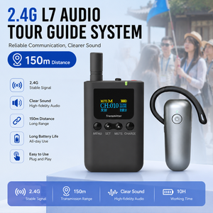 Système de guide touristique sans fil professionnel avec lecteur audio, certifié CE, portée 200m - Product Image 3