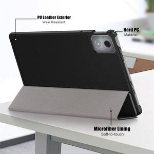 เคสแท็บเล็ตหนัง PU แบบแข็งพับได้ขาตั้งได้แบบแม่เหล็กกันกระแทกสำหรับ Lenovo Tab K11 Plus - Product Image 4