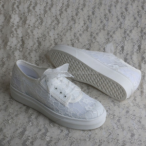 Zapatos planos de <span class=keywords><strong>boda</strong></span> <span class=keywords><strong>para</strong></span> novia, calzado blanco <span class=keywords><strong>para</strong></span> correr - Product Image 2