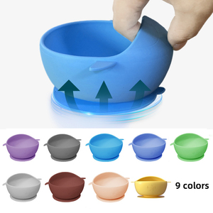 Tazón de Silicona con Succión para Bebé con Logotipo Personalizado, Plegable, Libre de BPA, Apto para Alimentos, Vajilla para Niños Pequeños, Juego de Regalo para la Hora de Comer - Product Image 3