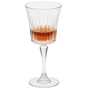 Verres en cristal transparents de conception européenne, fabriqués à la machine, écologiques, pour mariages, décoration intérieure, centres de table, vin 201-300ml - Product Image 1