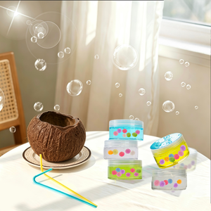 ของเล่นบีบคลายเครียดรูปมะพร้าว นุ่ม บีบแล้วคืนรูปช้า สมจริง แปลกใหม่ - Product Image 2