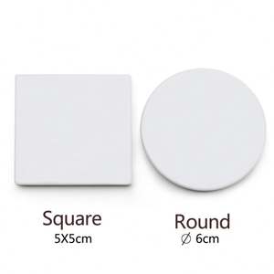 Aimant de réfrigérateur carré en céramique personnalisable, impression UV, photo sur carreau souvenir familial, décoration intérieure avec autocollant magnétique - Product Image 3