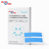 Bandes blanchissantes pour les dents Double White Factory Regesi Remineralization, saveur menthe, capacité de production de 320 000 pièces par jour