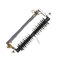HPRWG2-35 Karet Silikon Load Break Drop Fuse Cutout Tegangan Tinggi Luar Ruangan Anti-Polusi 100A/200A 50Hz