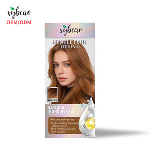 Crema <span class=keywords><strong>Tinte</strong></span> Capilar Herbal Canela Cálida con Ginseng y Manzanilla, Fórmula Vegetal, Brillo Radiante, No Irritante, 500ml, Suministro OEM - Product Image 1