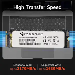 NVMe 1.4 PCIe 4.0 Gen 4x4 ฮีทซิงค์Interno SSDภายในSolid Stateฮาร์ดไดรฟ์ 512GB 1TB 2TB M2 M.2 2280 สําหรับPS5 Playstation