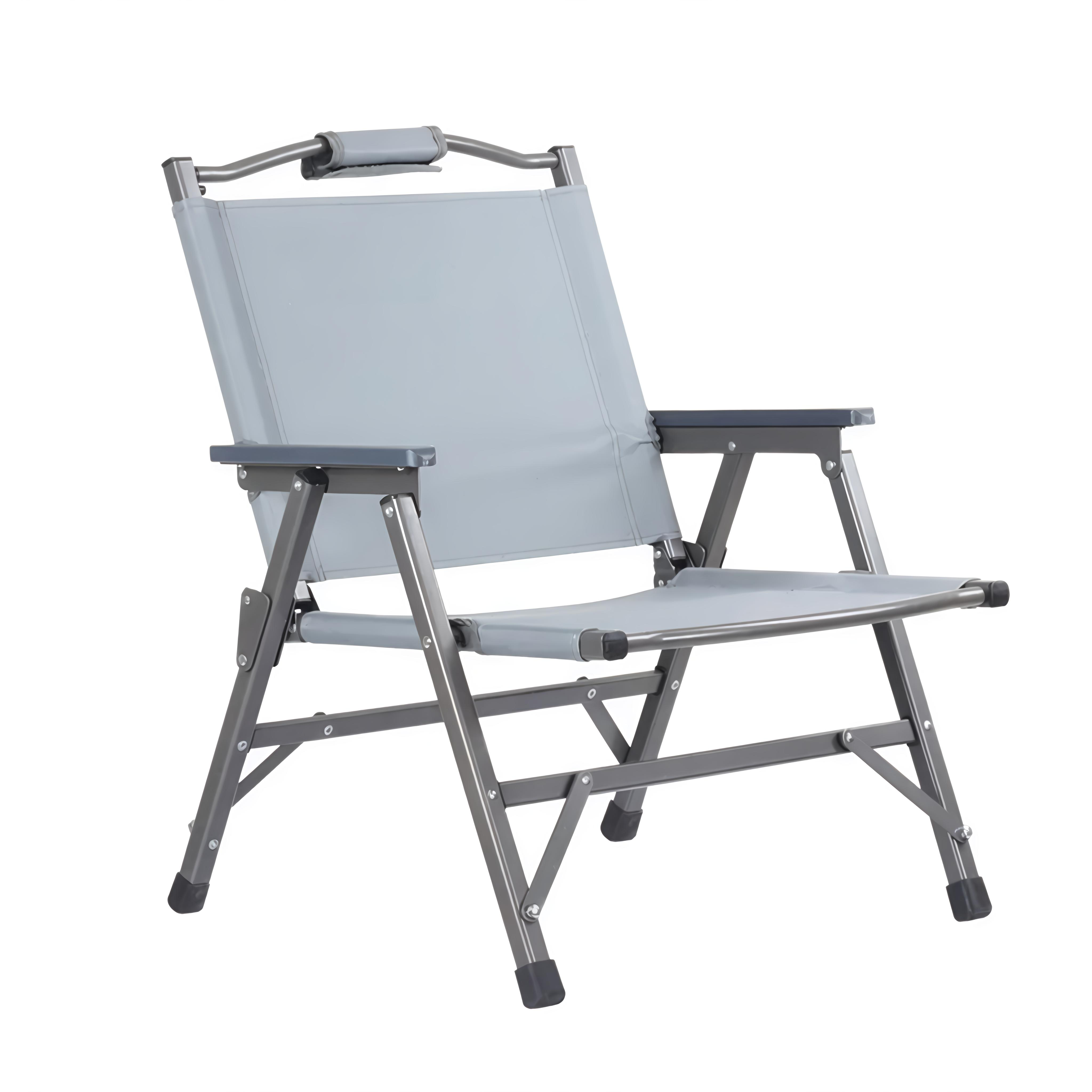 Portable Folding Outdoor Chair - Lightweight 7001 Aluminum Alloy Frame with Ergonomic Design for Camping, Beach & Garden Use