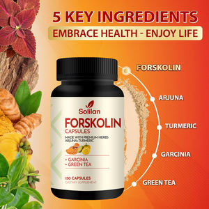 Cápsulas Adelgazantes Herbales 5 en 1 con Forskolin, Garcinia Cambogia y Té Verde para el Control de Peso, Fabricación Personalizada en Fábrica OEM de China - Product Image 6