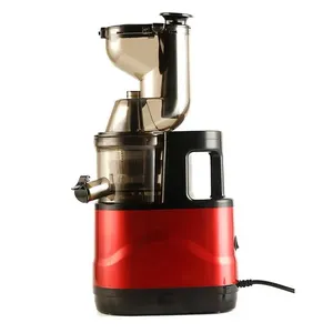 Commercial Big Mouth Masticating Wireless Slow Juicer Machine Cold Press Slow Juicer Extractor with Handle Stainless Steel 80