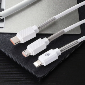 Bán Buôn Tùy Chỉnh USB Loại C Cáp Sạc Nhanh 3A Điện Thoại Di Động Sạc Với Dệt Bện Lá Chắn Và PVC Vỏ Bọc - Product Image 3