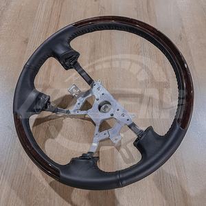 Pièces d'<span class=keywords><strong>auto</strong></span> personnalisées d'usine WZSEAHI <span class=keywords><strong>volant</strong></span> universel classique rétro en bois de noyer 380mm - Product Image 5