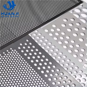 Panneaux décoratifs en acier allié d'aluminium perforé pour murs extérieurs de bâtiments, tôles perforées soudées 4'x8 0,5-2mm - Product Image 5