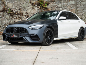 <span class=keywords><strong>W205</strong></span> à W206 Pièces d'auto pour Benz 2015-2021 Classe C <span class=keywords><strong>W205</strong></span> Mise à niveau 2022-2025 W206 C63 Kit de carrosserie Pare-chocs de voiture Phare Capot Ailes - Product Image 3