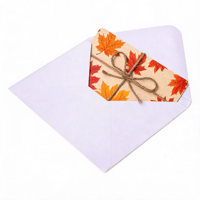 Enveloppes personnalisées en carton texturé coloré de luxe, laminées avec film, impression de logo personnalisée, invitations de mariage, cadeaux d'affaires