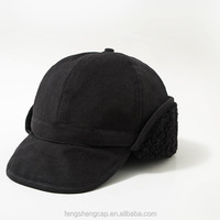 Nuevos sombreros de invierno de piloto para mujer al por mayor con orejeras de lana forrado de lana Ushanka Trapper Caps Warm Cuff Trooper Hats Dropship