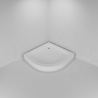 Receveur de douche ABS antidérapant durable de haute qualité, base de douche étanche pour la décoration de salles de bain à domicile et en hôtel