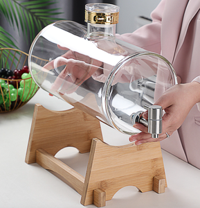 <span class=keywords><strong>Distributeur</strong></span> de <span class=keywords><strong>vin</strong></span> en <span class=keywords><strong>verre</strong></span> borosilicate de haute qualité avec robinet, 2,5 L/5 L/7,5 L - Product Image 4