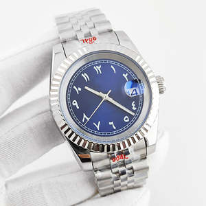 Montre mécanique 2025 de vente chaude avec bracelet en acier, calendrier arabe, montre pour hommes d'affaires - Product Image 2