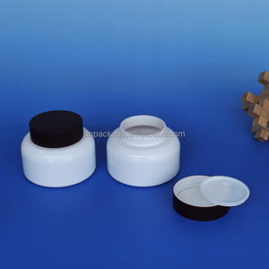 <span class=keywords><strong>Pot</strong></span> de crème à paroi unique en PETG brillant à grande bouche de 30g 50g <span class=keywords><strong>Pot</strong></span> en plastique de couleur d'injection personnalisé avec bouchon à vis couvercle blanc - Product Image 3