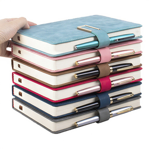 ZhengYang QH1189 2026 Popular <b>Custom</b> Logo Promotional Leather Journal Planners A5 Notebook Pen Holder <b>Diary</b> Notebooks Business - Product Image 3