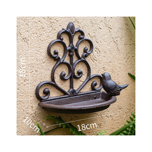 Gancho <span class=keywords><strong>de</strong></span> <span class=keywords><strong>hierro</strong></span> fundido artesanal <span class=keywords><strong>para</strong></span> decoración <span class=keywords><strong>de</strong></span> <span class=keywords><strong>pared</strong></span>, maceta <span class=keywords><strong>de</strong></span> comida <span class=keywords><strong>de</strong></span> doble pájaro <span class=keywords><strong>para</strong></span> jardín, estilo nostálgico, colgante <span class=keywords><strong>de</strong></span> <span class=keywords><strong>pared</strong></span> <span class=keywords><strong>para</strong></span> patio - Product Image 6