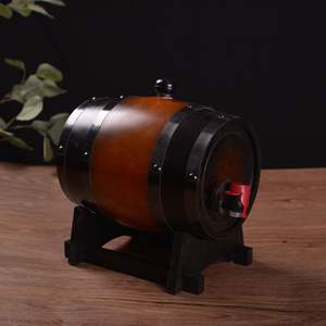 Cubo de madera de roble Horizontal Vintage personalizado gran oferta para restaurante <span class=keywords><strong>barbacoa</strong></span> Pino vino <span class=keywords><strong>cerveza</strong></span> <span class=keywords><strong>barril</strong></span> decoración al por mayor vacío - Product Image 3