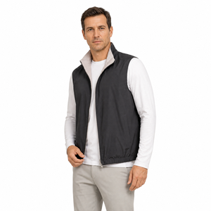 Gilet Casual Reversibile Senza Maniche da Uomo, Disponibile in Pronta Consegna, Dropshipping, Giubbotti e Gilet da Uomo - Product Image 1