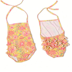 Ga-8 Stock FANCY MONKEY - Mono de Verano para Bebés Niñas, de Algodón, sin Mangas, Estampado, con Botones a Presión, para Bebés y Niños Pequeños - Product Image 4