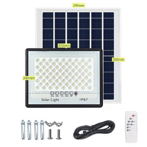 1000W energía solar <span class=keywords><strong>exterior</strong></span> foco IP67 impermeable ABS jardín 100W-500W <span class=keywords><strong>LED</strong></span> luces de inundación solares para carretera fabricante directo - Product Image 6