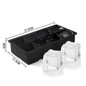 Moule à glaçons en silicone noir, 10 bâtonnets longs, moule à glaçons fin pour bouteilles d'eau - Product Image 1