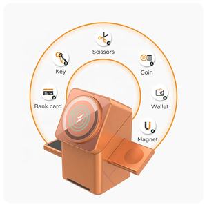 Cargador Inalámbrico Magnético Giratorio Qi2 de 25W 3 en 1 para iPhone 15 Pro Max 14 13 Samsung <span class=keywords><strong>Galaxy</strong></span> S24 S23 S22 Xiaomi IWatch <span class=keywords><strong>Airpods</strong></span> - Product Image 5