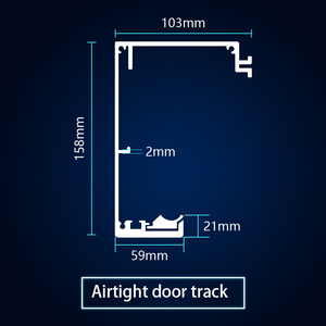 Giá Tốt Nhất Tự Động Cửa Rail Hồ Sơ Tự Động Trượt Cửa Closer Có Thể Điều Chỉnh - Product Image 4