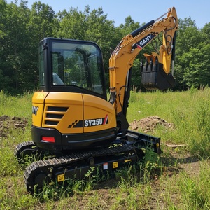 Used Original Sany Sy35U Excavadora Sany Sy60 Sy75 Sy95 Sy55 Sy26 Sy35 Crawler <b>Small</b> Excavator Sany Mini Excavator Sy35U Sale - Product Image 1