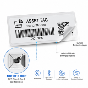 Custom Programmable RFID Asset Label for Factory Tool Management and Industrial Asset Monitoring - Product Image 1