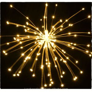 IP65 Rated Indoor/Outdoor Copper Fairy Garland Christmas <b>Lights</b> LED <b>String</b> <b>Lights</b> Inspired Fireworks Festive Outdoor Decoration - Product Image 3
